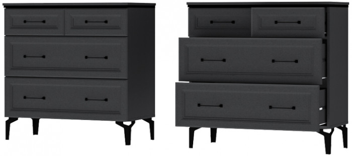 Модульный Кабинет Шарм, набор 3, Антрацит