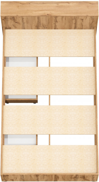 Ксения Кровать с ящиками 1200, дуб вотан