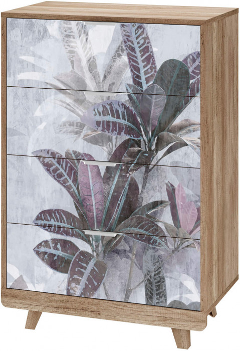 Комод "Мегаполис" КМ-02 Дуб каньон/фотопечать "Бали"