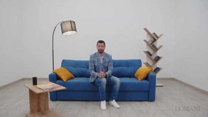 Диван раскладной Брэй коричневый