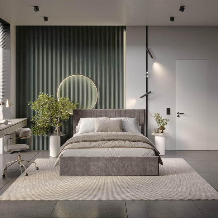 Кровать с подъемным механизмом Хлоя 1,6м, Маренго