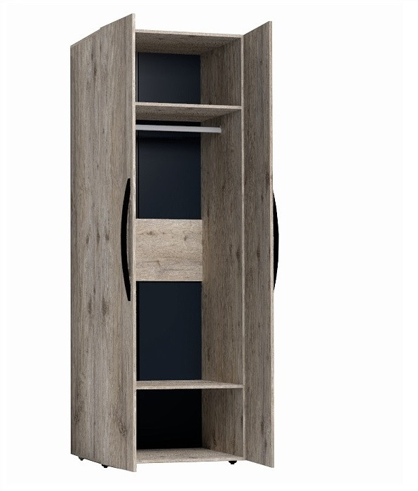 Шкаф для одежды с фасадами Стандарт+Зеркало Nature 54 гаскон