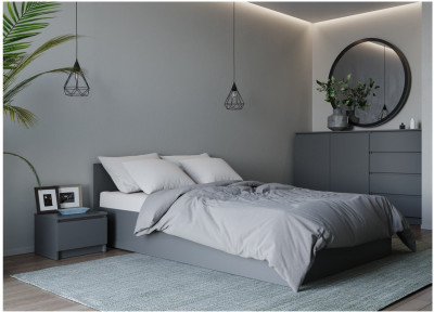 Модульная спальня Мори, композиция 6, графит