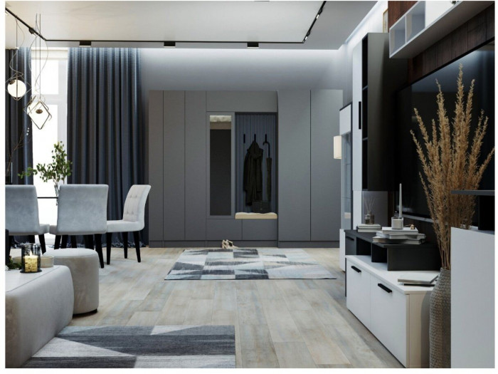 Прихожая Руэлла, композиция 1, графит серый