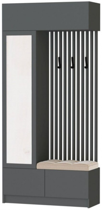 Прихожая Руэлла, композиция 1, графит серый