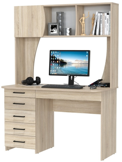 Стол рабочий 6-0606дубсон Сигма, дуб сонома