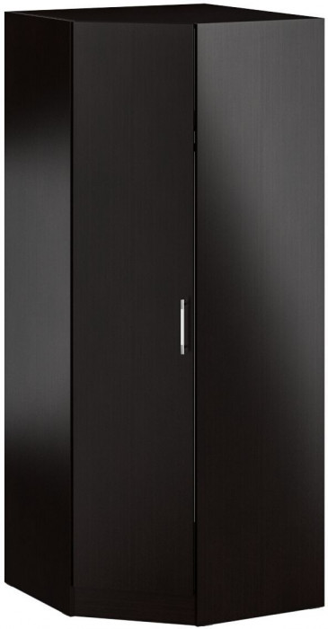 Кровать 0900 + Шкаф угловой Стандарт, цвет венге, ШхГхВ 93,5х203,5х70 + 81,2х81,2х200см., сп.м. 900х2000 мм., без матраса, основание есть