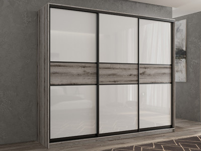 Шкаф-купе Кааппи 11 Эвок Окаменелый 250х45х230 см