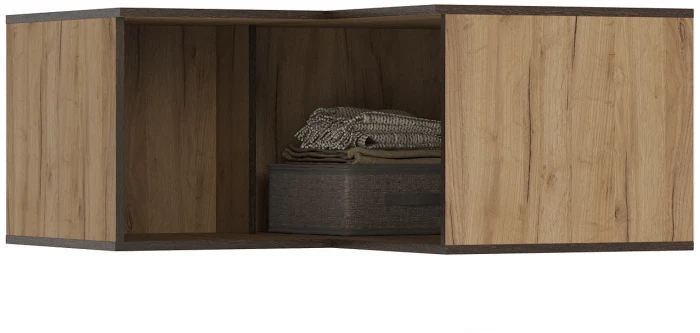 Норд Антресоль угловая к шкафу, Дуб крафт