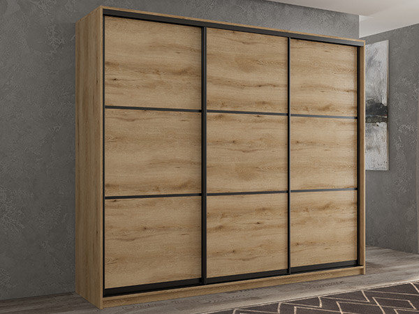 Шкаф-купе Кааппи 4 Эвок Прибрежный 210х60х230 см