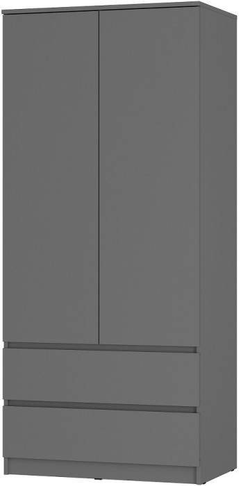 Шкаф двухстворчатый Симпл ШК-03, графит