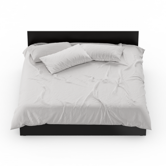 Стандарт Кровать с ящиками 1800, цвет венге, ШхГхВ 183,5х203,5х70 см., сп.м. 1800х2000 мм., без матраса, основание есть