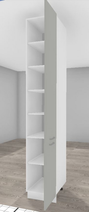 Ф-290 Катрин (ШП 920х400) МДФ софт вайт