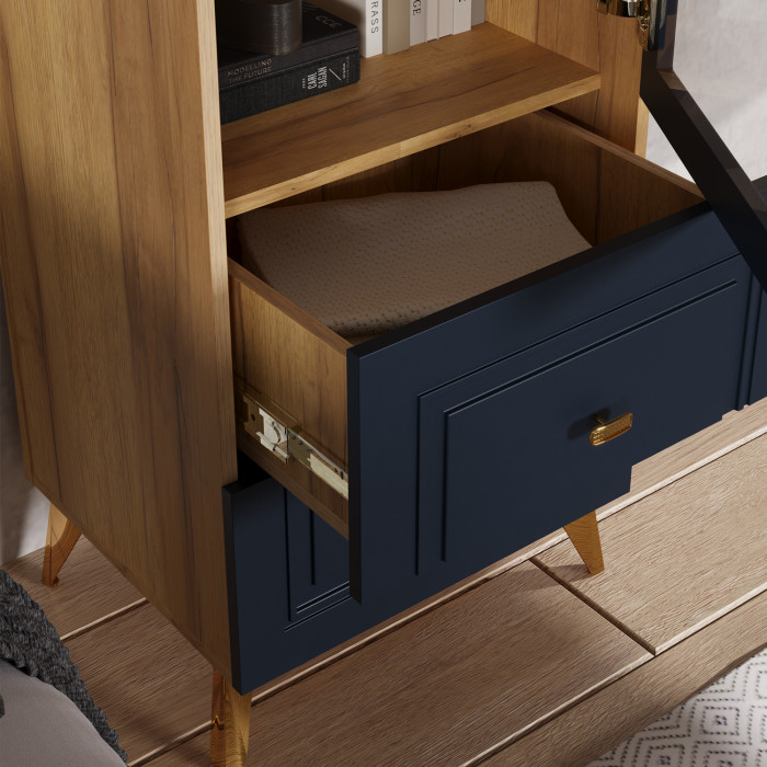 Шкаф-витрина Вега Сапфир