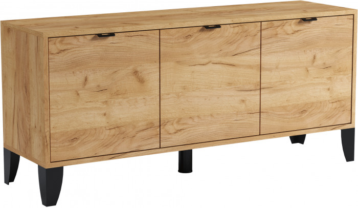 Гира Гостиная, дуб крафт золотой/белый