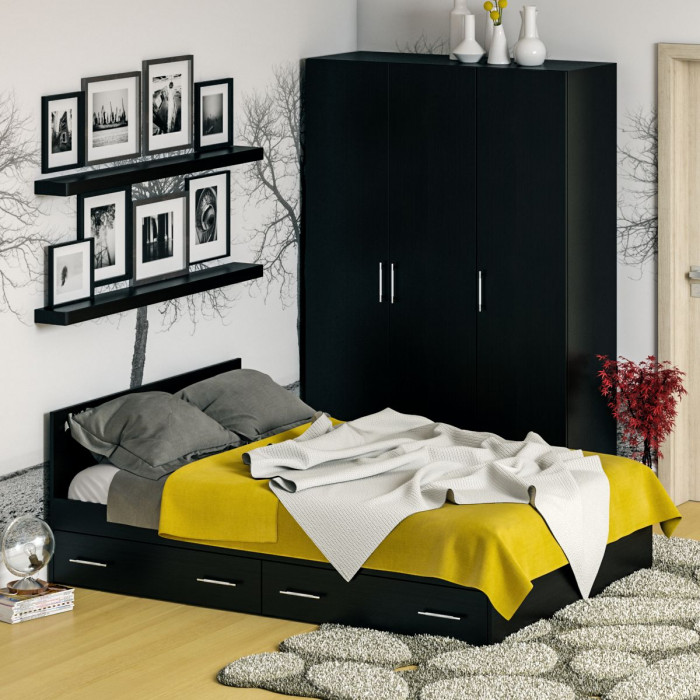 Спальня Стандарт 1-1400Я, венге