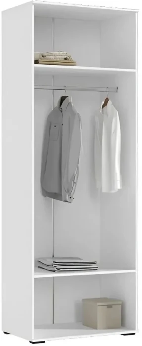 Норд Шкафы угловая композиция, Белый/белый глянец