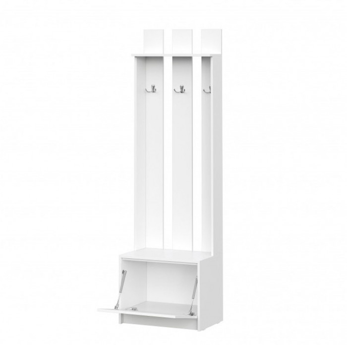 мс Айден ВШ06-600 белый ЛДСП/белый ЛДСП