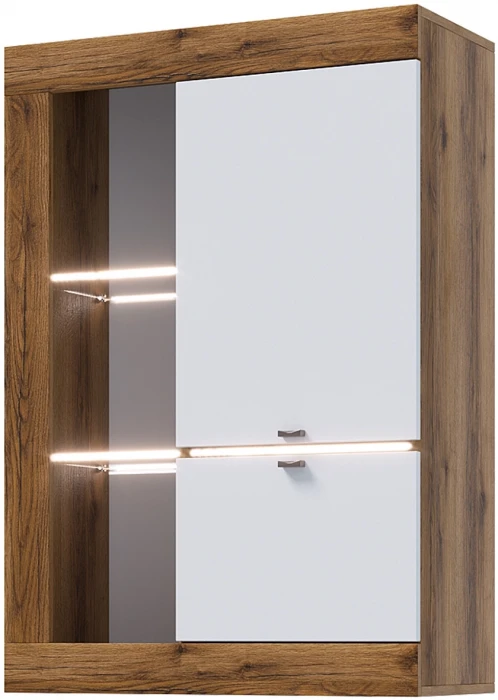 Прага Модульная Гостиная, вариант №1, делано/Белый глянец