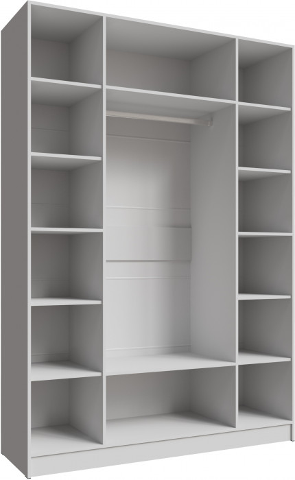 Шкаф Мадрид, композиция 11, Белый/Ателье светлое