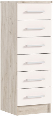 Комод 400 Мартина, Крафт серый/Кашемир