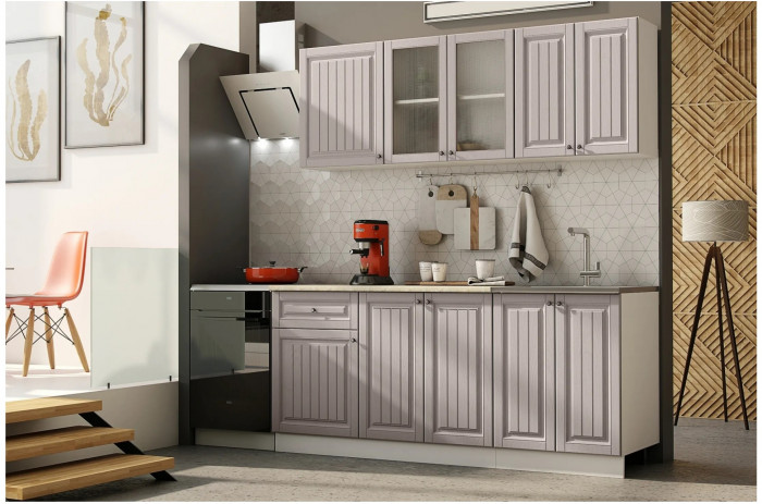 Кухня Хозяюшка МДФ 1800, Фисташка