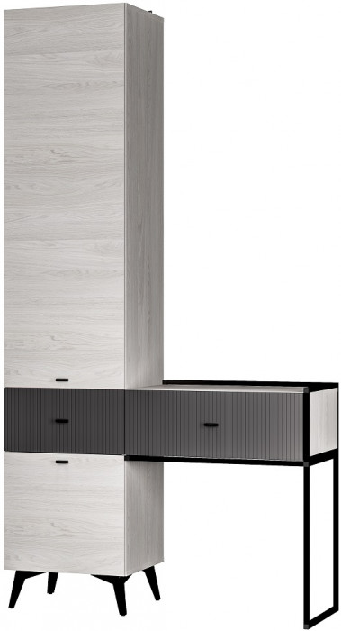 Прихожая Норд ПР-06, Ясень белый, Маренго