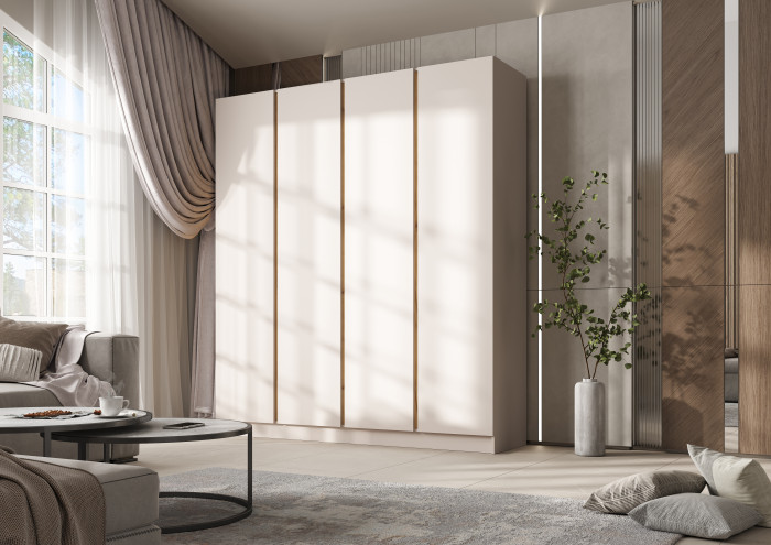 Келвин Шкаф 4-х створчатый 2000, Кашемир, Кашемир