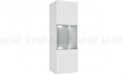 Флорис ШК-007 Шкаф-витрина однодверный, белый
