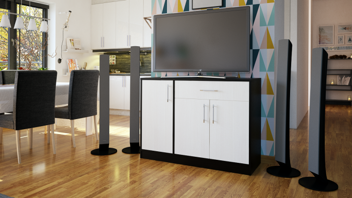 Комод СВК № 4, венге/дуб лоредо