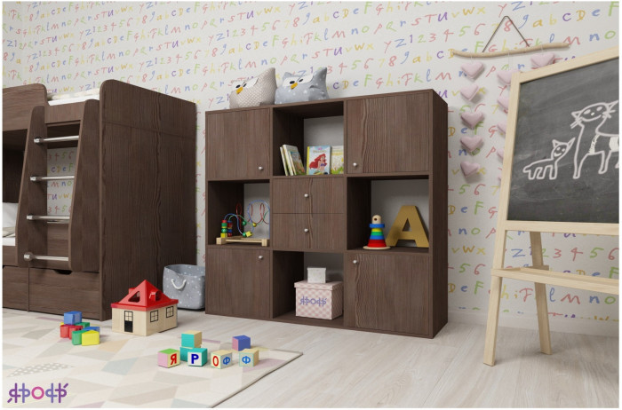 Стеллаж Джери (Винтерберг/Винтерберг)