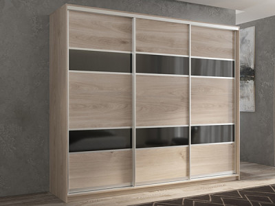 Шкаф-купе Кааппи 7 Кастелло Серый 180х45х230 см