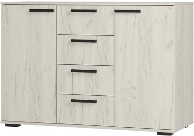 Комод "Стандарт №2" НЕВ (1200х828х460) дуб крафт белый