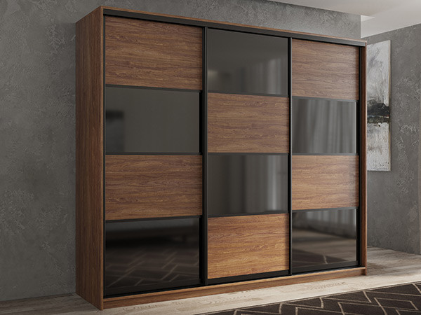 Шкаф-купе Кааппи 13 Морское Дерево Винтаж 210х60х230 см