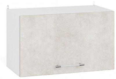 Кухня Мебель--24 ШВГ600 Шкаф горизонтальный 60 см., корпус белый/фасад МДФ бетон лофт бежевый