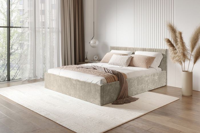 Кровать с подъемным механизмом Ника КР-18 160х200, Мокко