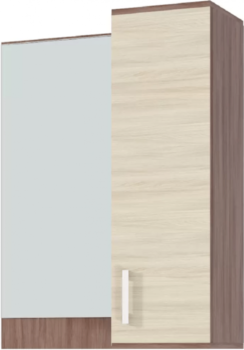 Ника Полка с зеркалом, пз800, Венге/лоредо