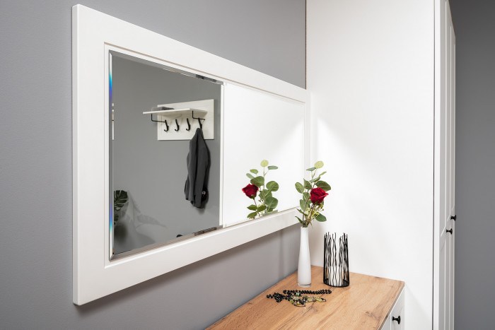 Остин Прихожая 50, белый шагрень/дуб крафт золотой