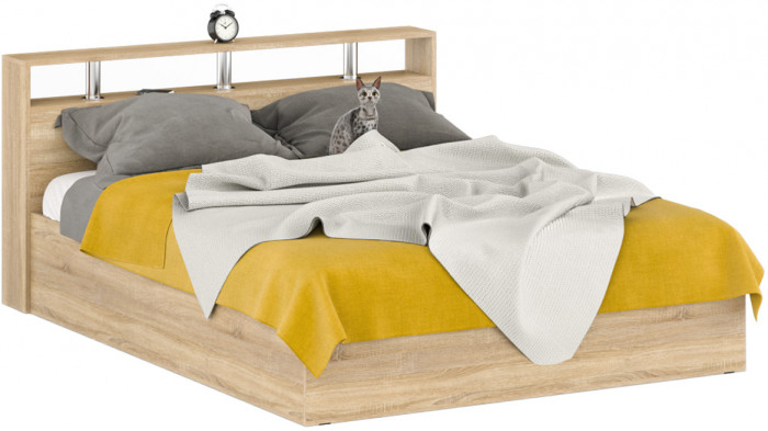 Камелия Кровать 1600, дуб сонома