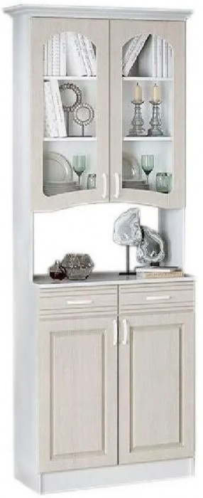 Буфет Констанция двухстворчатый (Белый матовый)