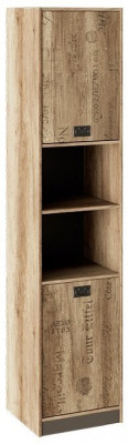 Пилигрим ТД-276.07.20 Шкаф (Дуб Каньон светлый, Фон серый)