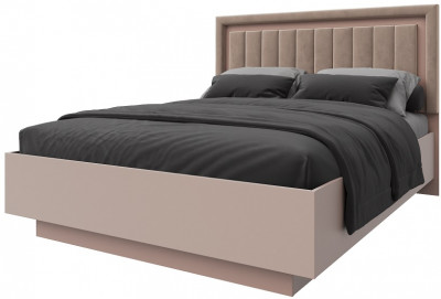 Кровать двуспальная 160х200 "Харди-1" - Латте/Ирландский ликер