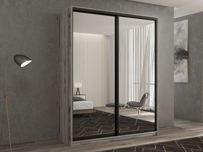 Шкаф-купе Кааппи 1 Эвок Окаменелый 150х60х230 см