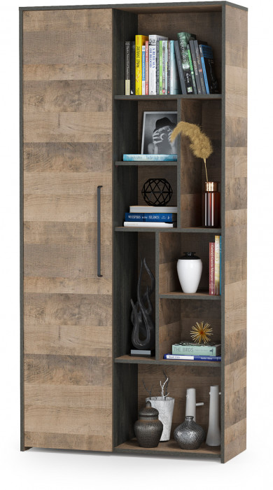 Трувор 13.206 Шкаф-стеллаж, дуб гранж песочный/интра