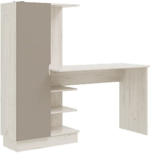 Юниор-4 Компьютерный стол (Шарли пинк, Крафт белый)