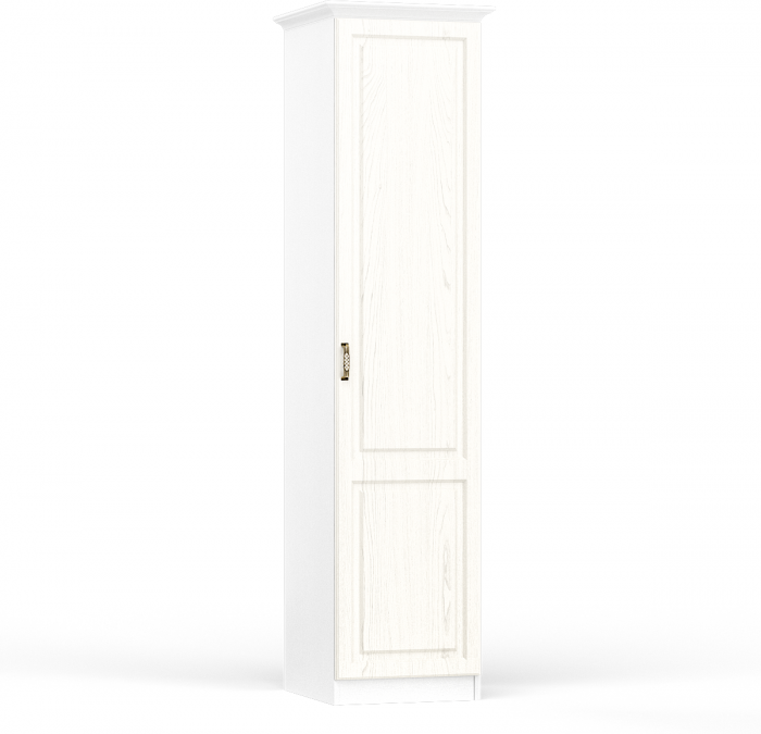 Ливерпуль Шкаф 13.27 + карниз, ясень ваниль/белый