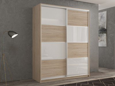 Шкаф-купе Кааппи 14 Сонома Светлый 120х45х230 см