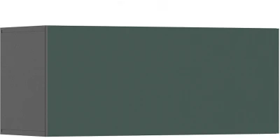 Тумба навесная 800 Норд, Графит/Изумрудный