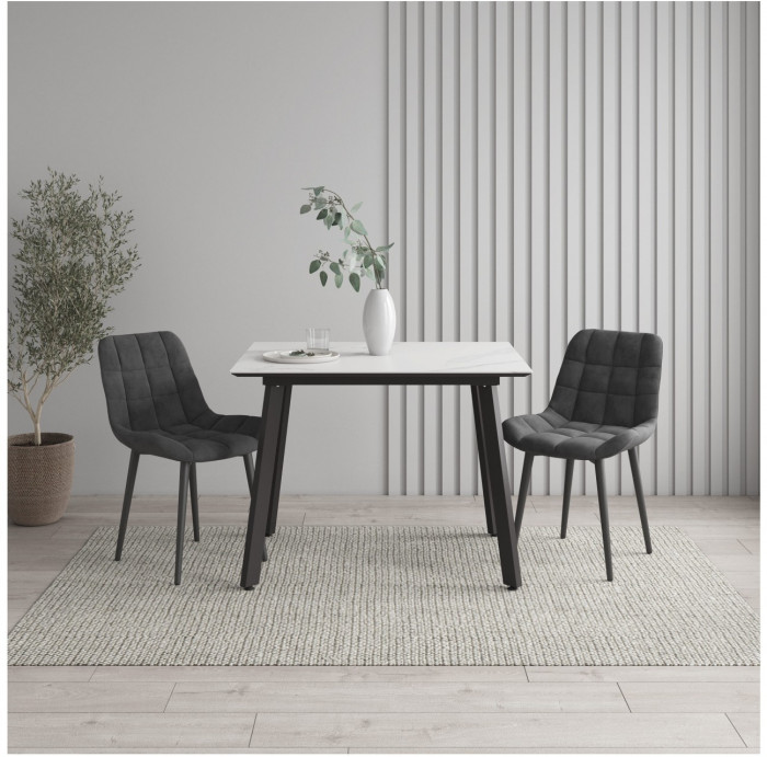 Стол обеденный Граф, Белый