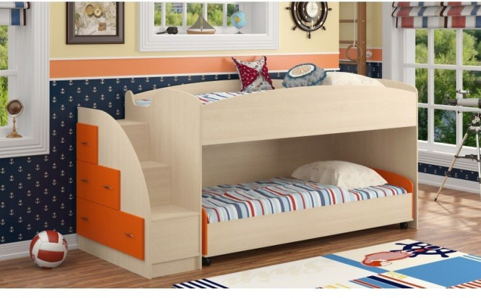 Двухъярусная кровать Дюймовочка-4.2